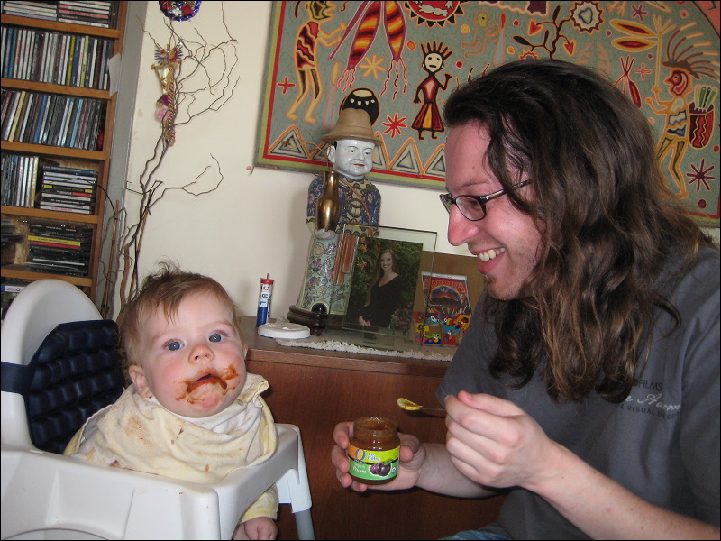 Emi , Paul Hudson  • Dinner Time  • Home  • La Selva Beach  • CA   • 10/19/2008