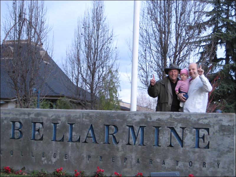   • Grandpa Joe & The Maluegs Visit the Bay Area  • Bellarmine Prep  • San Jose  • California   • 2/13/2009