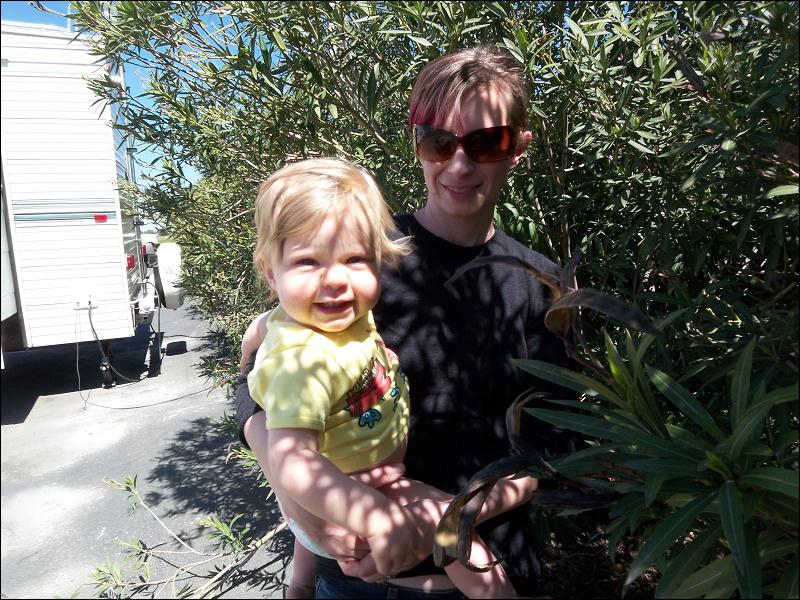   • Our first trip with Emi to visit Aunt Jeanne, Uncle Dennis, Uncle Raymie and Aunt Kit •   • Mammoth Lakes • California  • 4/12/2009