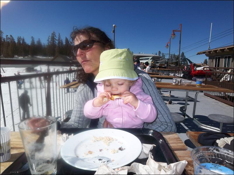   • Our first trip with Emi to visit Aunt Jeanne, Uncle Dennis, Uncle Raymie and Aunt Kit •   • Mammoth Lakes • California  • 4/12/2009