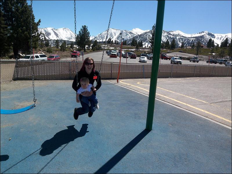   • Our first trip with Emi to visit Aunt Jeanne, Uncle Dennis, Uncle Raymie and Aunt Kit •   • Mammoth Lakes • California  • 4/12/2009