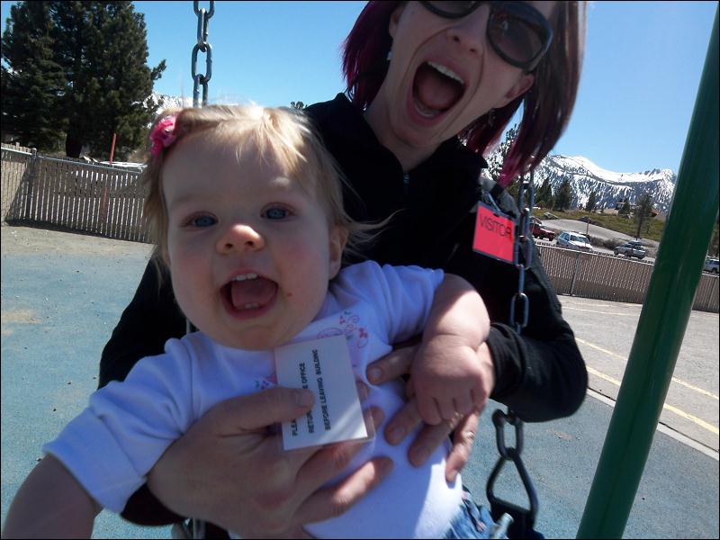   • Our first trip with Emi to visit Aunt Jeanne, Uncle Dennis, Uncle Raymie and Aunt Kit •   • Mammoth Lakes • California  • 4/12/2009